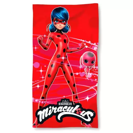 Miraculous Ladybug mikrovláknová plážová osuška produktová fotografia