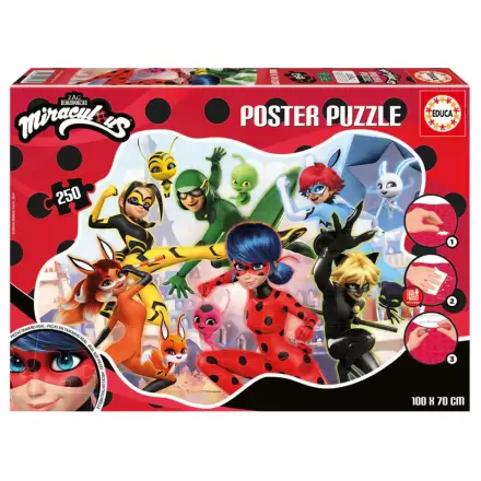 Miraculous Ladybug Poster puzzle 250 dielikov produktová fotografia