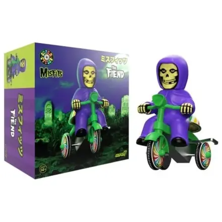 Misfits Super Cycles Vehicle Fiend (fialové s zelenou trojkolkou) produktová fotografia