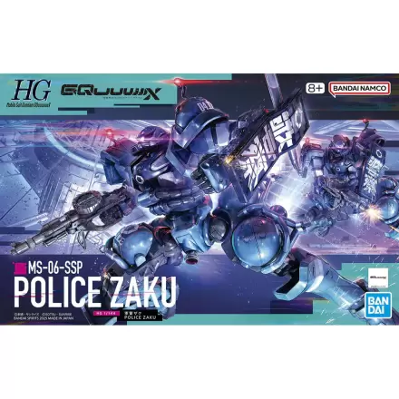 Mobile Suit Gundam GQuuuuuuX Police Zaku figúrka produktová fotografia