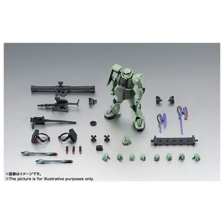 Mobile Suit Gundam Robot Spirits MS 06 Zaku ver ANIME Znovuvydaná figúrka 12,5 cm produktová fotografia