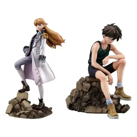 Mobile Suit Gundam Wing Alpha x Omega PVC Socha 1/8 Heero Yuy & Relena Peacecraft Set 30th Anniversary Repaint Ver. 14 cm produktová fotografia