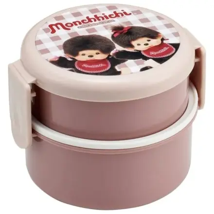 Monchhichi dvojvrstvový okrúhly obedár produktová fotografia