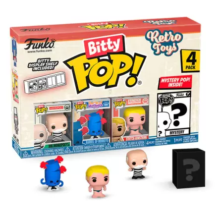 Monopoly Bitty Funko POP! Vinyl Figúrka 4-db csomag 2,5 cm termékfotója