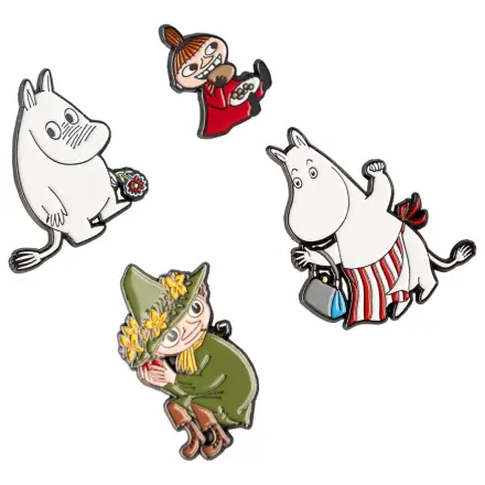 Moomin set 4 odznakov produktová fotografia