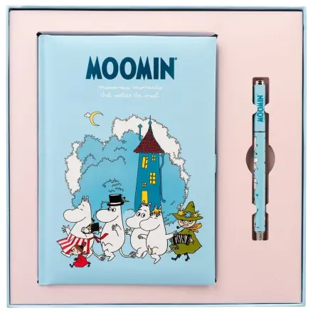 Moomin A5 zápisník a sada pier produktová fotografia