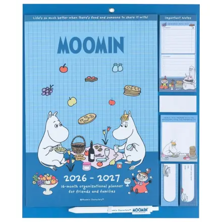 Moomin Magnetický Plánovač 2026/27 30 x 35 cm produktová fotografia