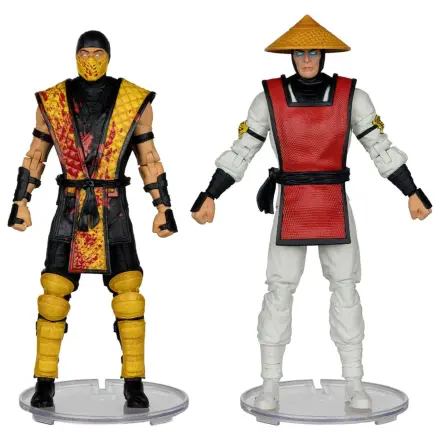 Akčná figúrka Mortal Kombat 2-Pack Scorpion vs. Raiden (Klassics) 18 cm produktová fotografia