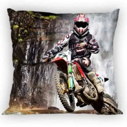 Motokrosová obliečka na vankúš 40*40 cm produktová fotografia