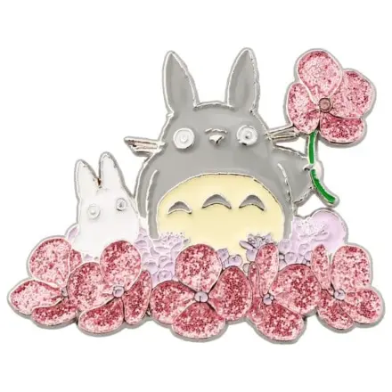 My Neighbor Totoro kovová brošňa veľký a malý Totoro produktová fotografia