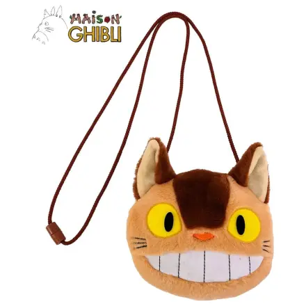 My Neighbor Totoro Plyšová taštička so šnúrkami Catbus 15 x 14 cm produktová fotografia