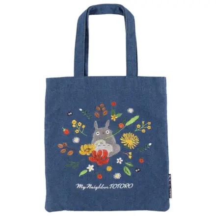 My Neighbor Totoro Plátenná taška Denim Totoro & Flower Wreath produktová fotografia