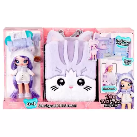 Na! Na! Na! Surprise Lilac Kitten mini batôžtek playset + bábika termékfotója