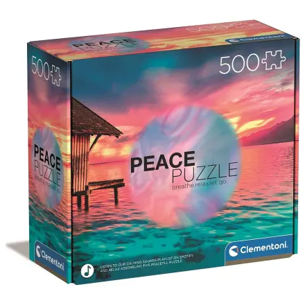 Sunset Paradise 500-dielne Peace puzzle Clementoni produktová fotografia