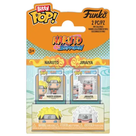 Naruto Bitty Funko POP! Vinyl figúrky 2-balenie Naruto & Jiraiya 2 cm produktová fotografia