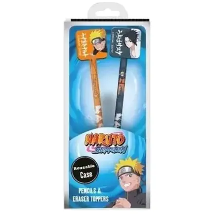Naruto ceruzky s nástavcami Naruto & Sasuke produktová fotografia