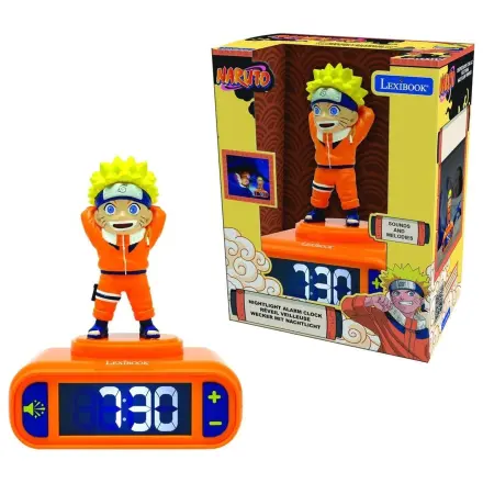 Naruto Shippuden digitálny budík s 3D nočným svetlom produktová fotografia