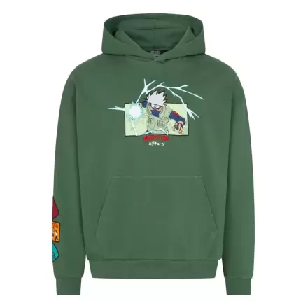 Naruto Shippuden Hooded Sweater Grafika Zelená termékfotója