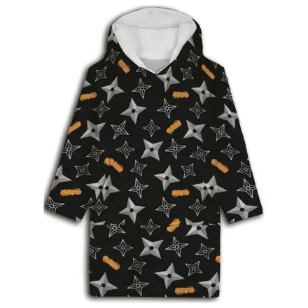 Naruto Shuriken nositeľná plyšová fleecová deka, pončo 7-14 rokov produktová fotografia