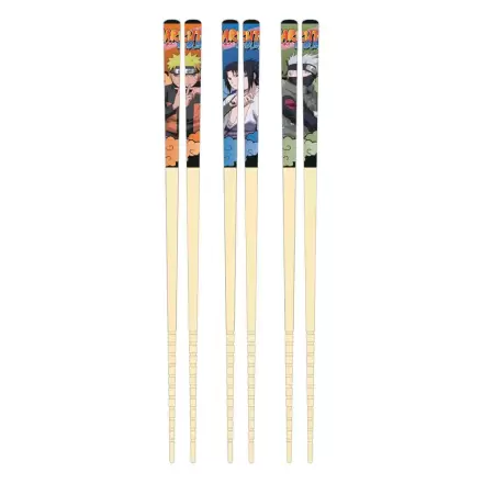 Naruto Bamboo Chopsticks 3-dielna sada Team 7 produktová fotografia
