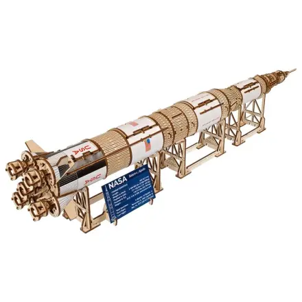 NASA 3D Drevené puzzle Saturn V produktová fotografia