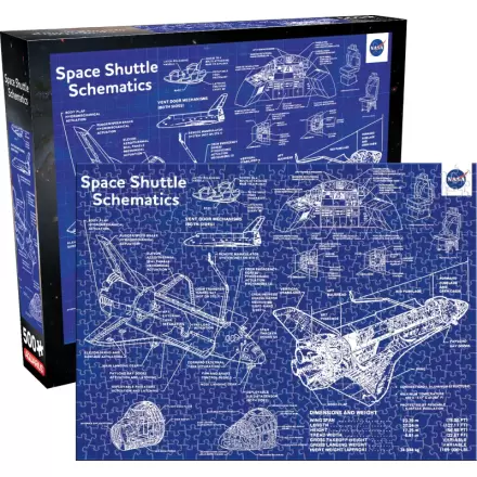 NASA Shuttle Schematic Puzzle (500 ks) termékfotója