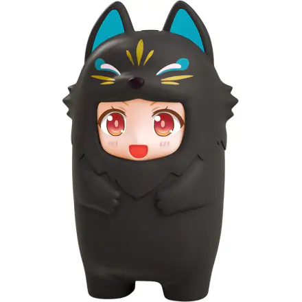 Nendoroid More Kigurumi Face Parts Case pre Nendoroid figúrky Black Kitsune 10 cm termékfotója