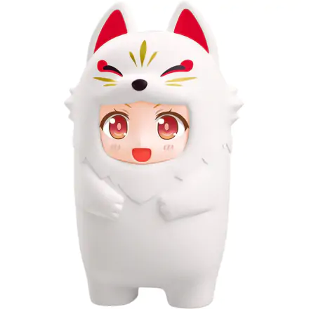 Nendoroid More Kigurumi Face Parts Case for Nendoroid Figures White Kitsune 10 cm termékfotója