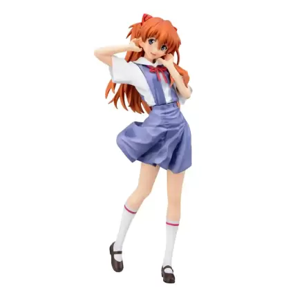 Neon Genesis Evangelion XStellar PVC Socha Asuka Uniform Ver. 21 cm produktová fotografia