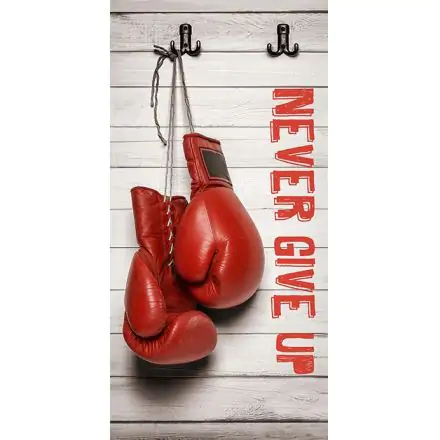 Never Give Up osuška, plážová osuška 70x140cm produktová fotografia