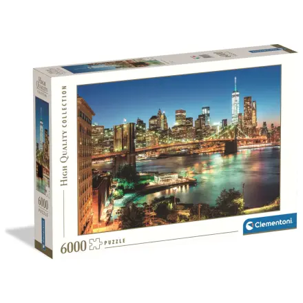 New York Brooklyn Bridge Lights 6000-dielne kompaktné puzzle produktová fotografia