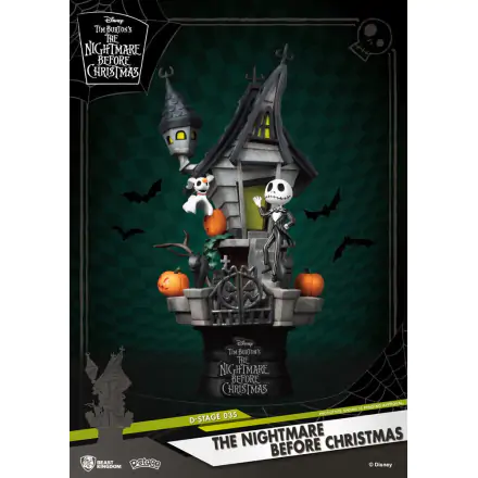 Nightmare before Christmas D-Stage PVC Diorama Jack's Haunted House 15 cm produktová fotografia