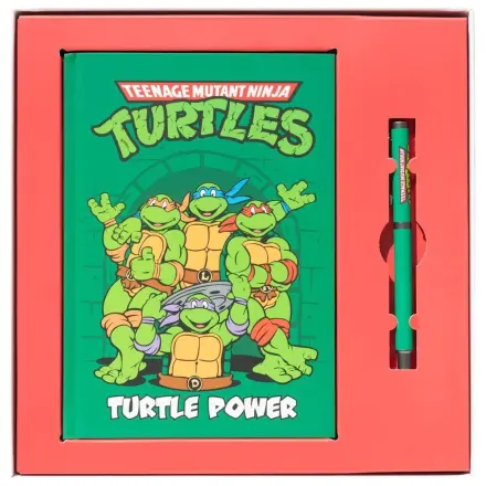 Ninja Turtles A5 zápisník + pero produktová fotografia