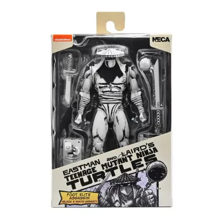 Ninja Turtles Teenage Mutant Foot Elite Assassin Black & White figúrka 18 cm produktová fotografia