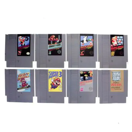 Nintendo NES podložky pod poháre cartridge produktová fotografia