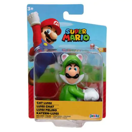 Nintendo Super Mario Cat Luigi figúrka 6,5 cm termékfotója