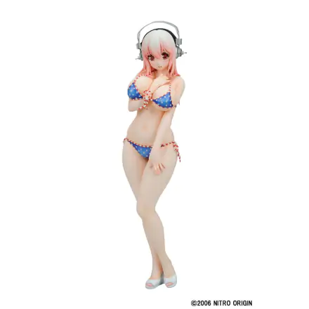 Nitro Super Sonic PVC figúrka 1/6 Super Sonico Paisura Bikini ver. Re-Run 28 cm termékfotója