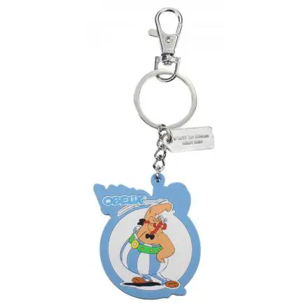 Obelix obojstranná gumená kľúčenka produktová fotografia