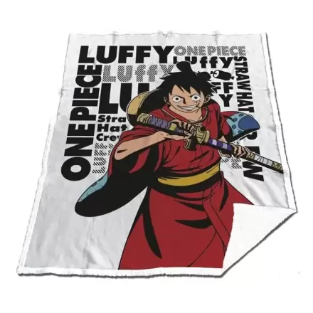 ONE PIECE Sherpa deka 130x170cm Luffy &quot;Wano&quot; termékfotója