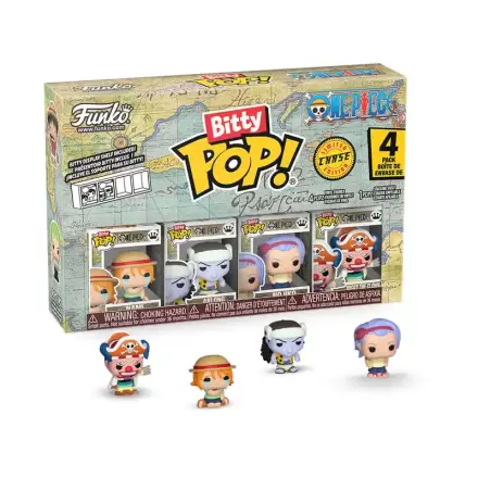 One Piece Bitty Funko POP! Vinylová figúrka 4-balenie Nami produktová fotografia