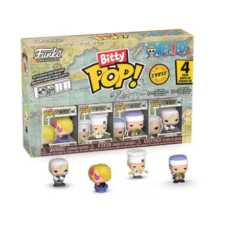 One Piece Bitty Funko POP! Vinyl figurka 4-balenie Sanji produktová fotografia