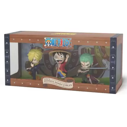 One Piece Freeny's Hidden Dissectables Vinylová figúrka Luffy, Zoro a Sanji 10 cm produktová fotografia