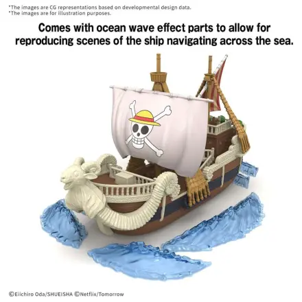 One Piece Grand Ship Collection Netflix Going Merry model stavebnica figúrka produktová fotografia