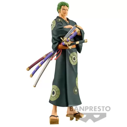 One Piece Grandline Series Wanokuni Yukata Silvers Roronoa Zoro figúrka 17 cm termékfotója