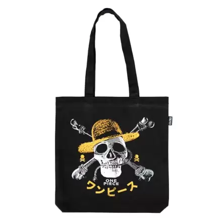 Taška na nákupy s motívom One Piece Jolly Roger termékfotója