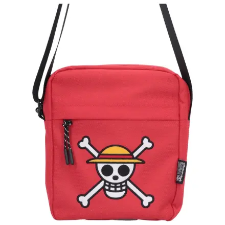 One Piece Crossbody taška Luffy Jolly Roger (Red) 23 cm produktová fotografia
