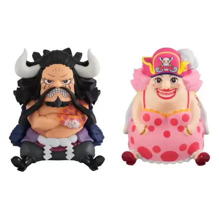 One Piece Look Up PVC soška Kaido the Beast & Big Mom 11 cm (s tekvicou a Semlou) produktová fotografia