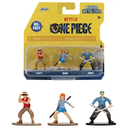 One Piece Nano Metalfigs Mini figúrky 3-balenie produktová fotografia