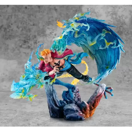 One Piece P.O.P MAS Maximum PVC Socha Marco the Phoenix Leader of 1st group of Whitebeard Pirates 32 cm termékfotója