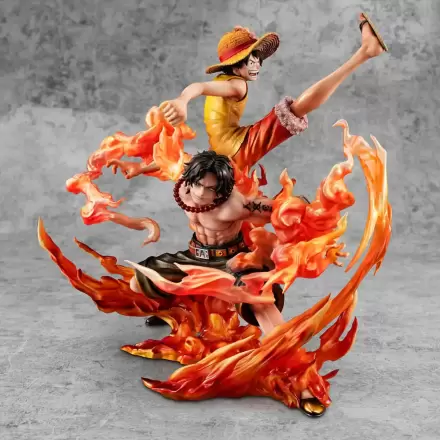 One Piece P.O.P NEO-Maximum PVC Socha Luffy & Ace Bond between brothers 20th Limited Ver. 25 cm produktová fotografia